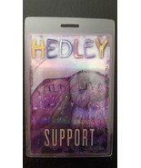 HEDLEY / WILD LIVE - ORIGINAL 2014 TOUR LAMINATE BACKSTAGE PASS - $745.62 MXN