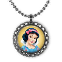 Disney Princess SNOW WHITE &amp; 7 Dwarves 3D Bottle Cap Necklace | Gift for... - $4.95