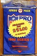 Vintage Original Sealed Pack NFL Football Trading Cards 1992 Series I Ju... - $78.28 MXN