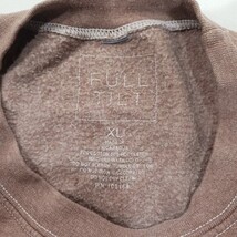 Full Tilt Skeleton Skateboard Men's Brown Cotton Blend Pullover Sweatshirt Sz XL image 4