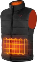 Heated Vest,Lightweight Heated Vest with Battery Pack,3 Heating Levels, (Size:L) - £52.29 GBP