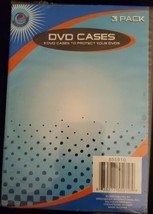 New Sealed DVD Cases 3 Pack - $8.50