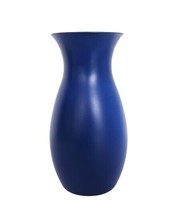 Vintage Bleikristall Germany 24% Lead Crystal blue vase  - £23.97 GBP