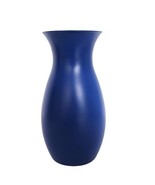 Vintage Bleikristall Germany 24% Lead Crystal blue vase  - £23.58 GBP