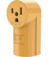 RVGUARD 50 Amp NEMA 6-50R Surface Mount Receptacle, 125/250 Volt Power O... - $16.11