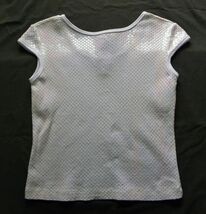 Limited Too Boat-neck Shirt Sequin Dots Chic Scoop back Glam Girl 14 Vin... - $19.67