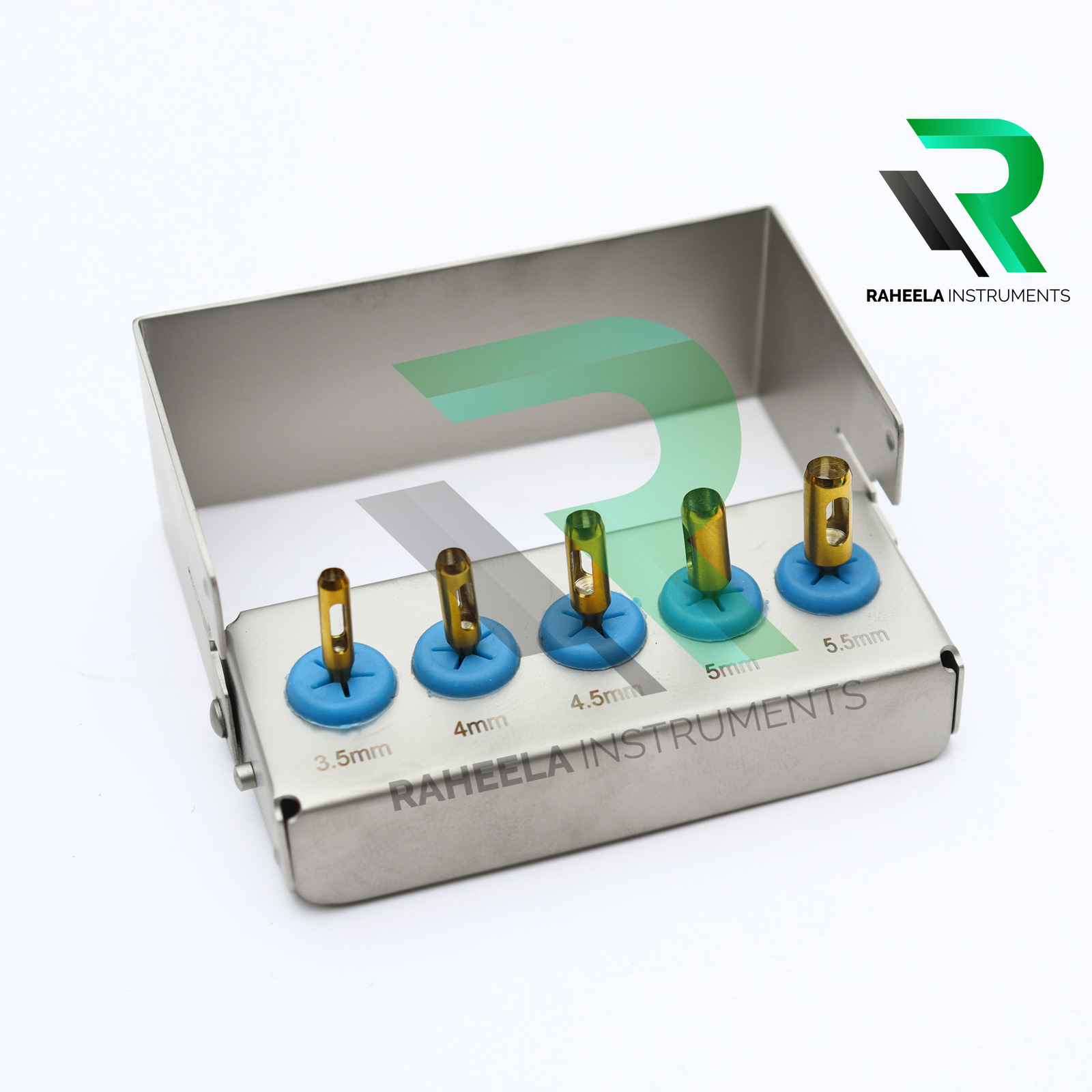 Dental Implant Tissue Punch Kit 5pcs set Plasma Gold - $32.99