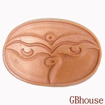 Tibetan Mani Stone - Buddha&#39;s Eyes - Detail of low relief sculpture Soap Mold - £22.07 GBP