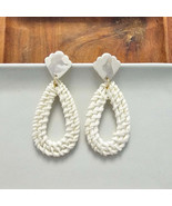 Malia Earrings - Light Rattan - $31.75
