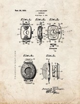 Watchcase Patent Print - Old Look - $7.95+