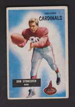1955 Football Bowman #9 Don Stonesifer Chicago Cardinals - £4.23 GBP