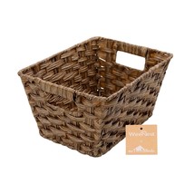 Wicker Storage Basket With Handle, Woven Baskets For Organizing And Trays, Holde - £24.12 GBP