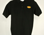 DENNY&#39;S DINER Restaurant Employee Uniform Polo Shirt Black Size M Medium - £19.96 GBP