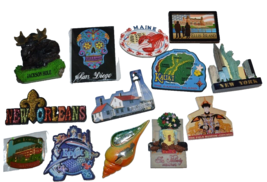 Various Magnets For Fridge USA Epcot Key West Hawaii New York Orleans Maine - £17.56 GBP