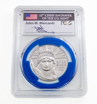 2022 P$100 Platino Estatua De Liberty Fdoi Mint Grabador Serie Calidad MS70 - £1,601.46 GBP