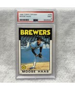 1986 Topps Tiffany #759 Moose Haas Milwaukee Brewers basesball PSA 9 MINT - $69.35 CAD