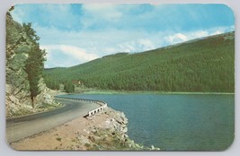 Vintage Postcard Echo Lake with Echo Lake Lodge Denver Mountain Park Colorado - £11.31 GBP