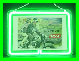 BSA (Pattern 4) Hub Bar Display Advertising Neon Sign - £63.38 GBP