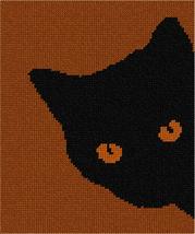 Pepita Needlepoint Canvas: Cat Around Corner Browns, 7&quot; x 8&quot; - $50.00+