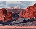 Garden of the Gods Easter Sunrise Service Postcard 1940 - $9.90