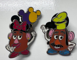 2009 Mr. and Mrs. Potato Head - 2 Pin Set Disney Pin 74217 - £18.68 GBP