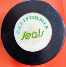 California Seals RAWLINGS Official Size Game Puck Stamped Made n Canada ... - $185.00
