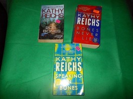 Lot of 3 Books Kathy Reichs Paperback Vintage 206 Bones Never Lie Speaking in Bo - £7.76 GBP