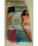 3 Jockey Elance Cotton Comfort French Briefs Size 9 Multi-color Style 94... - £14.22 GBP