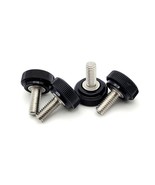 M4 x 10mm Knurled Thumb Screws Bolts Black Clamping Knob 304 Stainless 4... - $20.07 CAD+
