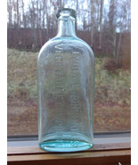 Lydia Pinkham&#39;s Vegetable Compound aqua bottle. Lovely display bottle  - $20.00