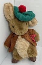 Vtg Eden Toys Beatrix Potter 12&quot; Plush Peter Rabbit&#39;s Benjamin Bunny Plush  - £9.35 GBP