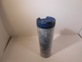 Starbucks Illustrated Blue HAWAII Insulated Travel Tumbler Coffee Mug 16oz - £10.47 GBP