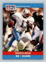 Warren Moon #517 1990 Pro Set Houston Oilers - £1.49 GBP