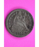 1854 O Seated Liberty Dime Exact Silver Coin In Pics Scratched Semi Key ... - $66.55 CAD