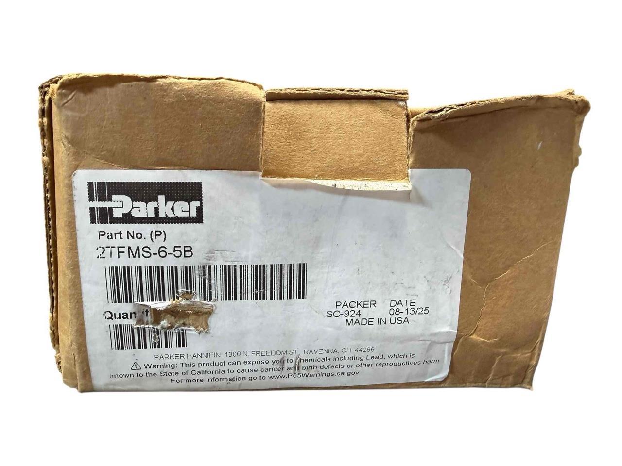 thumbnail image 2 of Parker 208MS-6 Hydraulic Steering Hose Connector – For Hynautic Systems, 5/16″ ID 2 of 6