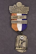 Vintage National Rifle Association Junior Championship Medal 5th Place Sectional - £17.95 GBP