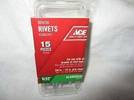 Ace Aluminum 5/32" Rivets 15 In 1 Package For Use With All Rivet Tools - $15.20