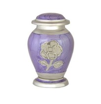 Rose Purple Mini Urn - £15.94 GBP