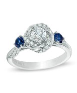 Vera Wang Love Collection Diamond and Blue Sapphire Ring - $1,750.00