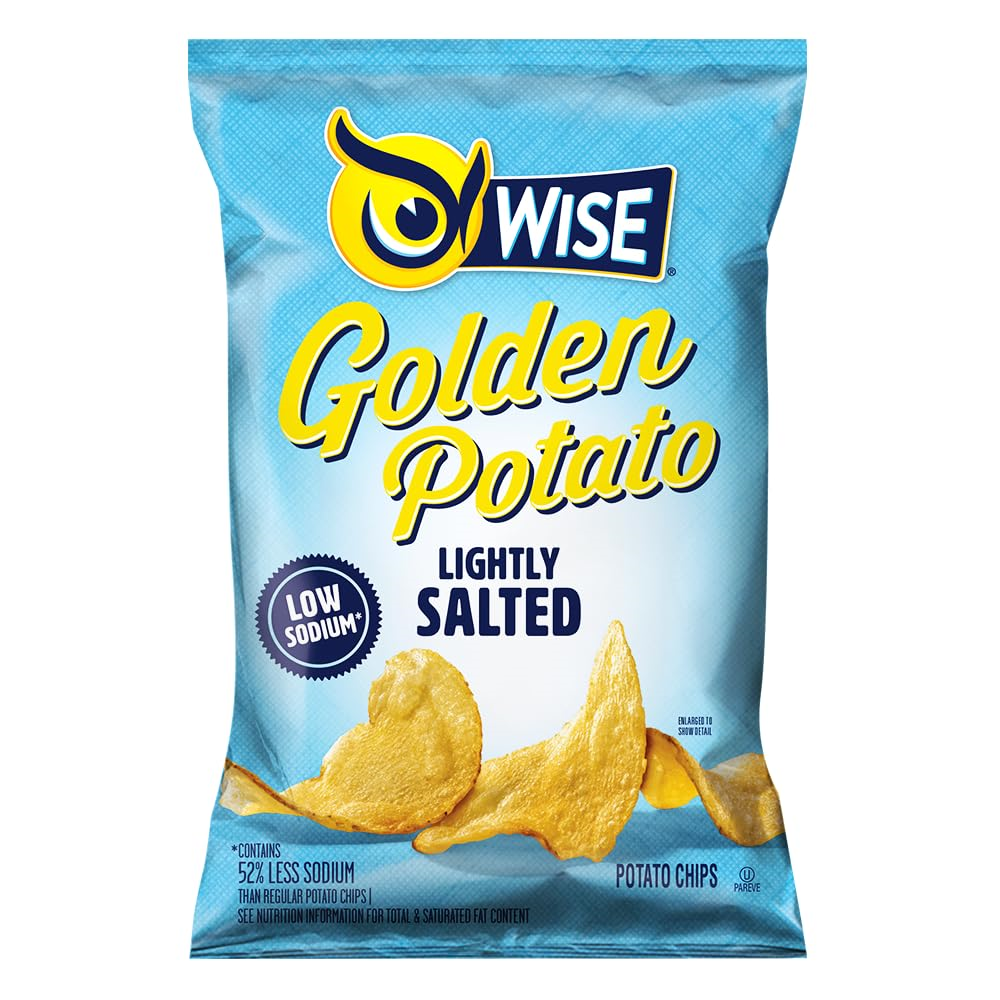 Wise Foods Lightly Salted Potato Chips, 7.5 oz. Sharing Size Bags - $30.64 - $35.59