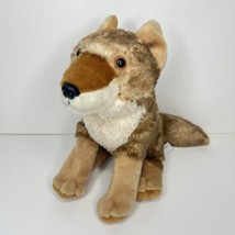 Wild Republic Realistic Coyote Plush Red Wolf Dog Stuffed Animal 12&quot; - £14.27 GBP