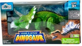 The Wild World Dinosaur Series Dinosaur Toy Figure W/ Action Sound &amp; Light New - $14.99