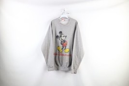 Vintage 90s Disney Mens XL Spell Out Walt Disney World Mickey Mouse Sweatshirt - £43.32 GBP