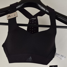 Adidas Womens Cmmttd Chill Climachill Sports Bra Black XS BK3112 New - $39.60