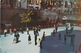 Skating Rink Rockefeller Center New York City NY Postcard E01 - $2.96