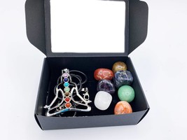 Chakra Crystals/Necklace ~ Spiritual Gifts, Yoga Jewelry, Spiritual Meditation,  - £15.02 GBP