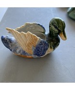 Vintage Occupied Japan Ceramic Duck Planter 1950’s - $13.42