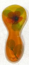 Vintage Gamut Designs Lucite Acrylic Resin Dried Flower Spoon Rest Sticker - $18.32