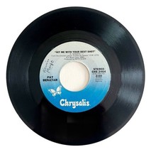 Pat Benatar Hit Me With Your Best Shot 45 1980 Vinyl Record 7&quot; Vintage 45BinK - £15.94 GBP
