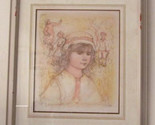 Vintage Rare 1980&#39;s  Edna Hibel Signed lithographic Art &quot;Alicia&quot; Litho P... - $399.00